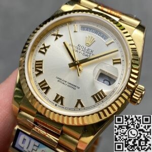 Q Factory Replica Rolex Day-Date M128238-0076 36mm: A Classic Reimagined in Gold