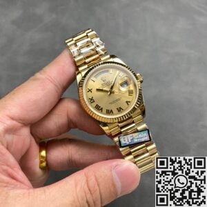 Q Factory Replica Watch Rolex Day-Date M118238 36mm Champagne Gold Dial: Pure Classic Elegance