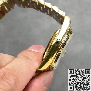 Q Factory Replica Rolex Day-Date M128238-0076 36mm: A Classic Reimagined in Gold
