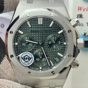 APS Factory Replica Watch Audemars Piguet 26240ST Green Dial – A Refined Replica of a Modern Classic