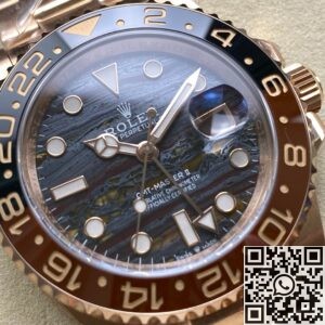 Exploring the Exquisite ARF Factory Replicas Rolex GMT Master II M126715CHNR-0002 Rose Gold Watch 3285
