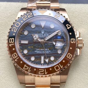 Exploring the Exquisite ARF Factory Replicas Rolex GMT Master II M126715CHNR-0002 Rose Gold Watch 3285