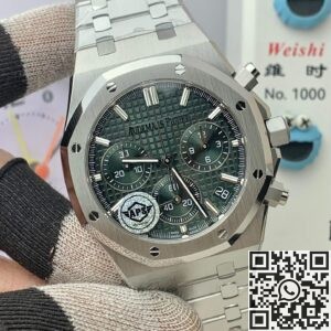 APS Factory Replica Watch Audemars Piguet 26240ST Green Dial – A Refined Replica of a Modern Classic