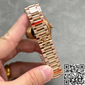 Q Factory Replicas Rolex Day-Date M128235-0075 Smoked Brown 36mm: A Timeless Masterpiece