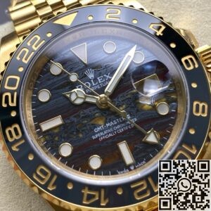 ARF Factory Replica Rolex GMT Master II 126718GRNR-0002 Gold Watch