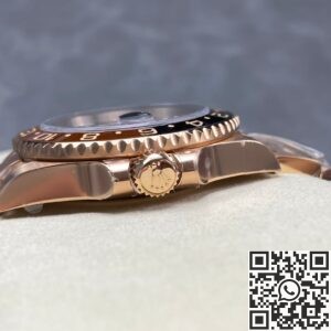 Exploring the Exquisite ARF Factory Replicas Rolex GMT Master II M126715CHNR-0002 Rose Gold Watch 3285