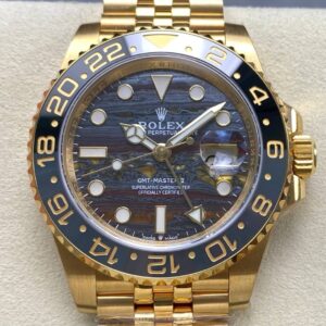 ARF Factory Replica Rolex GMT Master II 126718GRNR-0002 Gold Watch