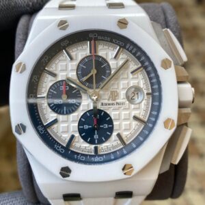 APS Factory Replicas Audemars Piguet Royal Oak Offshore 26402CB.OO.A010CA.01 Review: White Ceramic Beast Reimagined
