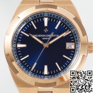 ZF Factory Replicas Vacheron Constantin Overseas 4600V/200R-B979 Review: Rose Gold Meets Blue Dial Elegance