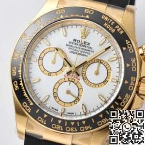 Clean Factory Imitation watch Rolex Cosmograph Daytona M126518LN-0002 Review: Rose Gold on Rubber, Racing into Elegance
