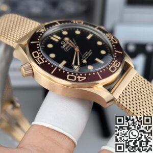 NS Factory Omega Seamaster Replica 300M 210.90.42.20.10.003 – Bronze Gold Brilliance Meets Dive Watch Heritage