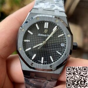 APS Factory Replica Audemars Piguet Wtches Royal Oak 15500 Black Ceramic – Stealth Luxury Perfected