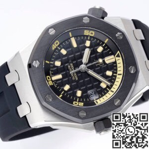 ZF Factory Replica Audemars Piguet Watches Royal Oak Offshore Diver 15720CN.OO.A002CA.01 Review: Full Black Ceramic Power