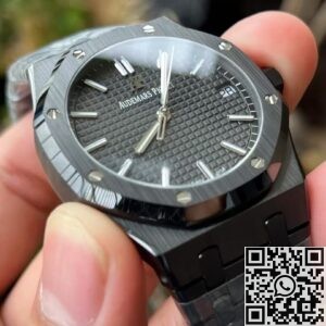 APS Factory Replica Audemars Piguet Wtches Royal Oak 15500 Black Ceramic – Stealth Luxury Perfected