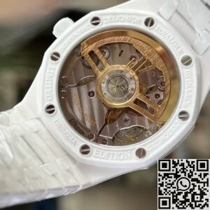 APS Factory Audemars Piguet Royal Oak 15500 White Ceramic – Icy Elegance in a Timeless Design