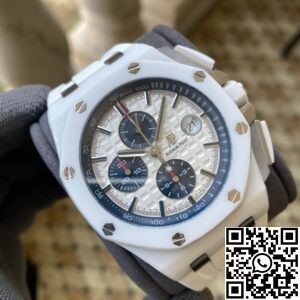 APS Factory Replicas Audemars Piguet Royal Oak Offshore 26402CB.OO.A010CA.01 Review: White Ceramic Beast Reimagined