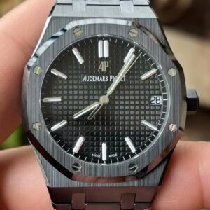 APS Factory Replica Audemars Piguet Wtches Royal Oak 15500 Black Ceramic – Stealth Luxury Perfected