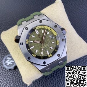 ZF Factory Audemars Piguet Imitation Watch Royal Oak Offshore Diver 15720ST.OO.A052CA.01 Review: Avocado Green Done Right