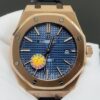 ZF Factory Imitation Watch Audemars Piguet 15400OR Dark Blue Dial – Timeless Elegance in Rose Gold