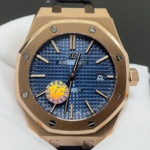 ZF Factory Imitation Watch Audemars Piguet 15400OR Dark Blue Dial – Timeless Elegance in Rose Gold