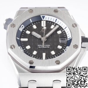 ZF Factory Imitation Watch Audemars Piguet Royal Oak Offshore Diver 15720ST.OO.A009CA.01 Review: Grey Dial Minimalism Meets Dive Watch Power