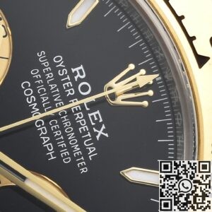 Clean Factory Fake Rolex Daytona Watch M126503-0003 – Two-Tone Confidence with a Black Dial