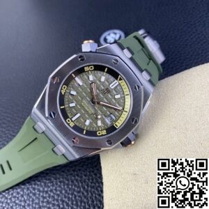 ZF Factory Audemars Piguet Imitation Watch Royal Oak Offshore Diver 15720ST.OO.A052CA.01 Review: Avocado Green Done Right