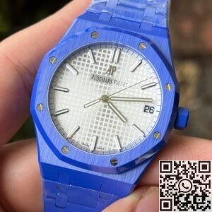 APS Factory Fake Watch Audemars Piguet Royal Oak 15500 Blue Ceramic Review: A New Milestone in the Rep Watch World