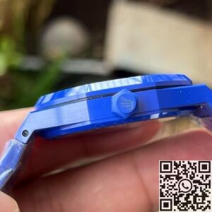 APS Factory Audemars Piguet Fake Royal Oak 15500 Blue Ceramic with Blue Dial Review: Bold Meets Elegant