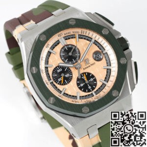 APS Factory Imitation Watch Audemars Piguet Royal Oak Offshore 26400SO.OO.A054CA.01 Review: Military Green Power with Precision