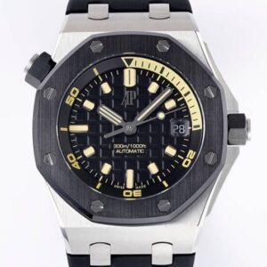 ZF Factory Replica Audemars Piguet Watches Royal Oak Offshore Diver 15720CN.OO.A002CA.01 Review: Full Black Ceramic Power