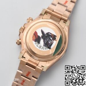 Clean Factory Replica Rolex Cosmograph Daytona M126505-0003 Review: Rose Gold & Black Dial Power Statement