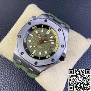 ZF Factory Audemars Piguet Imitation Watch Royal Oak Offshore Diver 15720ST.OO.A052CA.01 Review: Avocado Green Done Right