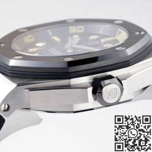 ZF Factory Replica Audemars Piguet Watches Royal Oak Offshore Diver 15720CN.OO.A002CA.01 Review: Full Black Ceramic Power