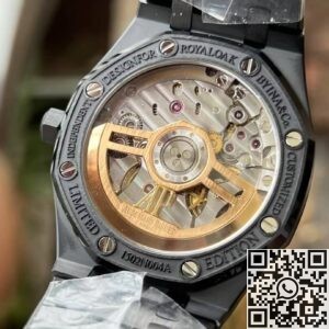 APS Factory Replica Audemars Piguet Wtches Royal Oak 15500 Black Ceramic – Stealth Luxury Perfected