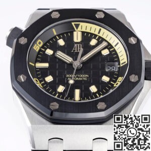 ZF Factory Replica Audemars Piguet Watches Royal Oak Offshore Diver 15720CN.OO.A002CA.01 Review: Full Black Ceramic Power