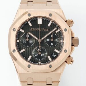 APS Factory Copy Watch Audemars Piguet Royal Oak 26240OR – Rose Gold with Green Dial