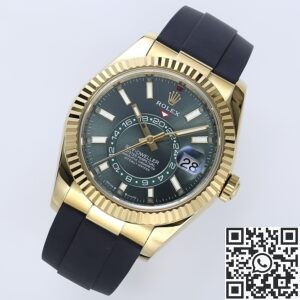ZF Factory Rolex Sky-Dweller Replica Watch M336238-0004:The Green Revolution in Modern Horology