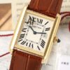 AF Factory Replica Cartier Tank Louis W1529756: The Elegance of Gold Case and Brown Strap