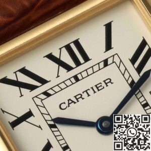 AF Factory Replica Cartier Tank Louis W1529756: The Elegance of Gold Case and Brown Strap