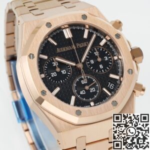 APS Factory Replica Watch Audemars Piguet 26240OR.OO.1320OR.06 Frosted Power in Rose Gold 