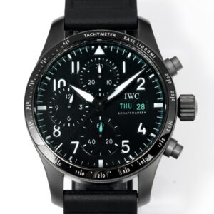 TW Factory IWC Pilot Replica Watch IW388306 Porcelain Titanium Metal