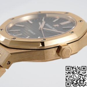 ZF Factory Audemars Piguet Copy Watch Royal Oak 15500OR.OO.1220OR.01 Rose Gold Black Dial