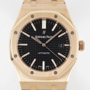 ZF Factory Audemars Piguet Copy Watch Royal Oak 15500OR.OO.1220OR.01 Rose Gold Black Dial