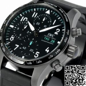 TW Factory IWC Pilot Replica Watch IW388306 Porcelain Titanium Metal