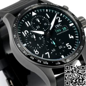 TW Factory IWC Pilot Replica Watch IW388306 Porcelain Titanium Metal