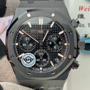 APS Factory Replica Audemars Piguet 26240CE.OO.1225CE.02 – Black Ceramic & Golden Scale: The Ultimate Contrast of Power and Prestige