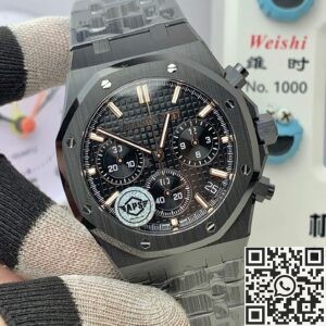 APS Factory Replica Audemars Piguet 26240CE.OO.1225CE.02 – Black Ceramic & Golden Scale: The Ultimate Contrast of Power and Prestige