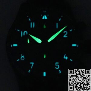 TW Factory IWC Pilot Replica Watch IW388306 Porcelain Titanium Metal