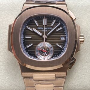 3k Factory Patek Philippe Nautilus 5980/1A-014: Perfect Fusion of Rose Gold and Stainless Steel